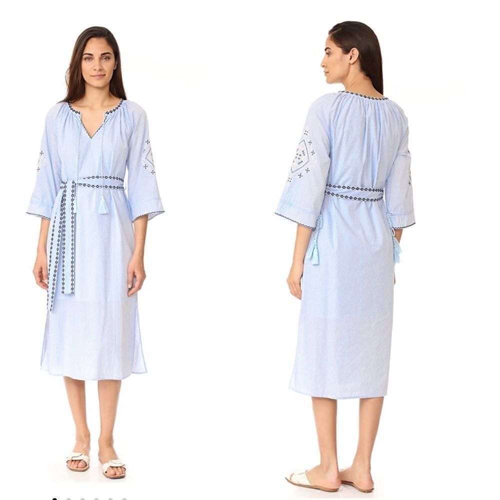 Moon River Embroidered Bohemian Dress Size S